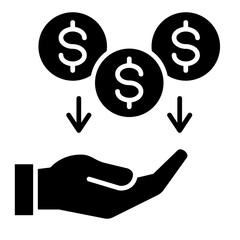 Passive Income  Icon Element For Design