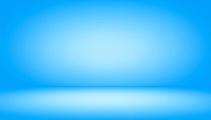 Azure Gradient Background: A Serene Blue Studio Backdrop