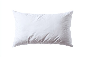 White pillow, rectangular shape, isolated