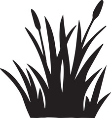 Grass Silhouette vector illustration	