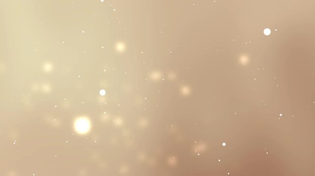 beige gradient background with abstract particles and wavy flow effect, ideal for elegant and minimal design background. 4k video