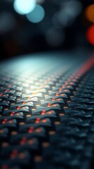 Futuristic Carbon Fiber Texture Background with Motorsport and Technology Theme
