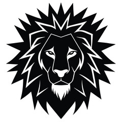 lion head vector illustration