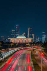 Fototapeta premium traffic at night