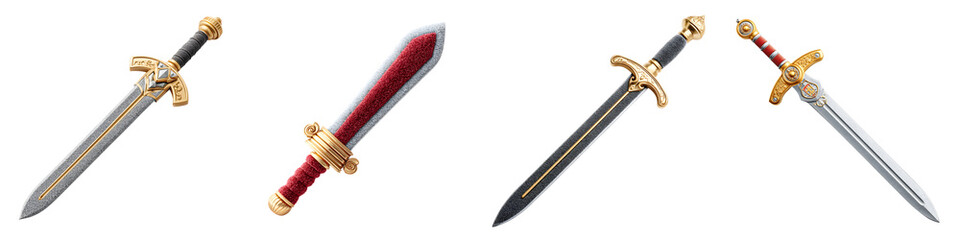 Fantasy Sword Set: Heroic Weaponry for Game Design