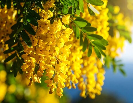 Close-up of vibrant yellow flowers - Powered by Adobe