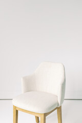 Blank White Wall Chair Studio Office Space