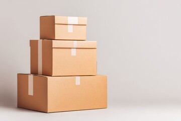 stack of cardboard boxes