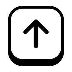 Arrow up button icon