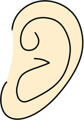  hearing, ear illust