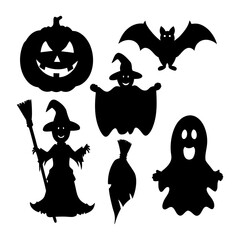 set of halloween icons