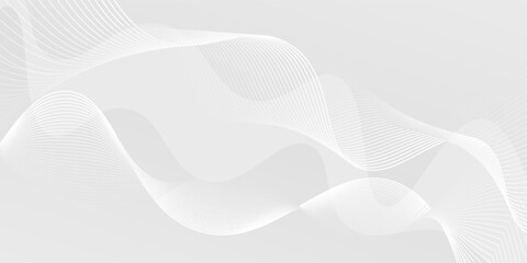 Abstract background with dynamic wavy lines, Digital future technology concept background. Eps10