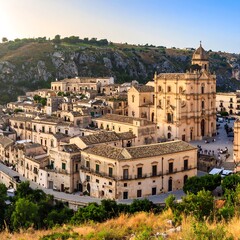 Panoramic view of a historic Italian town (1)