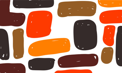 abstract shapes earth tone pattern background