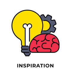 Single Icon Inspiration, Perfect for Presentation, Website, Apps and more, Icon Line Color Style