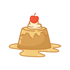 A colorful set of hand-drawn dessert and pastry illustrations in a flat style. This collection includes various sweet Perfect for food-themed projects, culinary content, and bakery branding