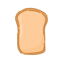 A flat illustration of bread, resembling a rustic bun or artisan roll. The bread has a golden brown crust with visible texture and flour sprinkles, making it look freshly baked and appetizing