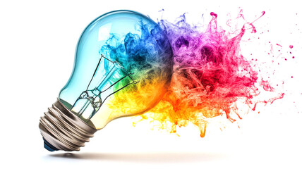 Idea Lightbulb Creativity Concept Image