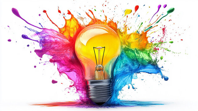 Idea Lightbulb Creativity Concept Image