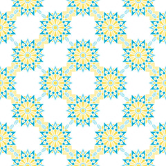 Oriental Rhombus Geometric Luxury Ornament Pattern