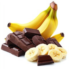Fresh bananas and dark chocolate (2)