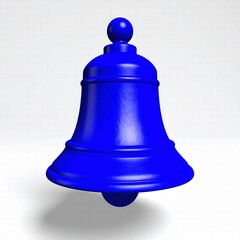 a 3D render of notification, positioned right, isolated white background