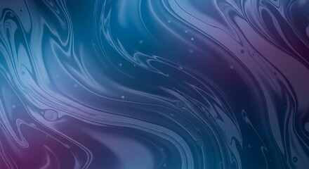 Abstract Marbled Liquid Swirls Blue Gradient Background