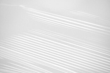 Abstract white plastic film wrap texture background