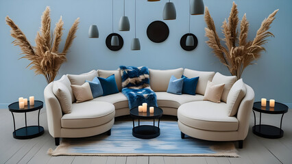 luxurious living room interior design 