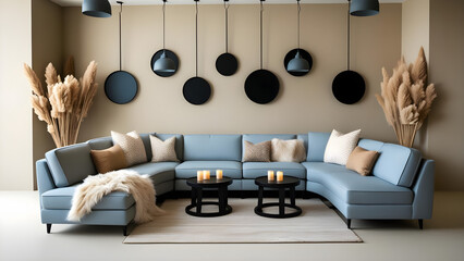 luxurious living room interior design 