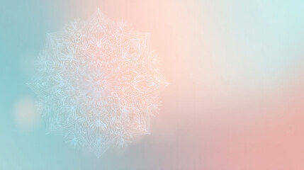 Soft blurred background with a transparent mandala overlay. Ideal for yoga ads, social media, and meditation templates, abstract colorful background with bubbles