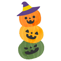 ハロウィンのシンプルイラスト1