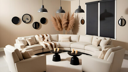 luxurious living room interior design 