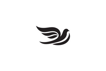Obraz premium dove of peace symbol logo