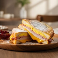 Monte Cristo Sandwich with Dew Drop Digital Leaf Circuit Concept