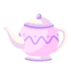 Pastel Teapot Illustration