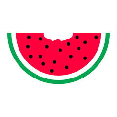 Watermelon food red cartoon