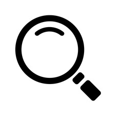 magnifier icon, magnifying glass icon, research icon, search icon