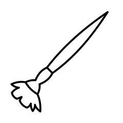 Paintbrush outline icon