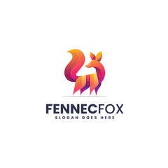 Gradient Modern Fox Logo Design 2