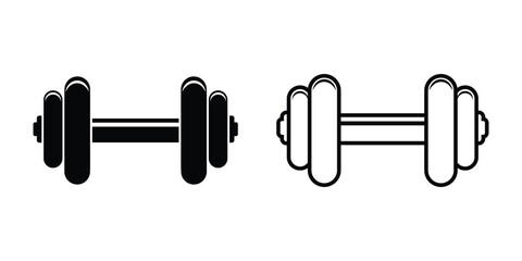 barbell icon for sports