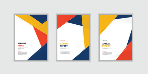 Modern abstract colorful covers theme book cover template. A4 size book cover template for annual report, magazine, booklet, proposal, portfolio, brochure, poster