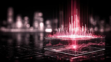 Data visualization insights digital realm graphic design modern environment abstract viewpoint analytics concept