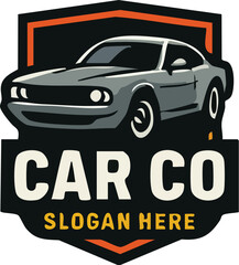 Car Company Logo Design Illustration 1.
