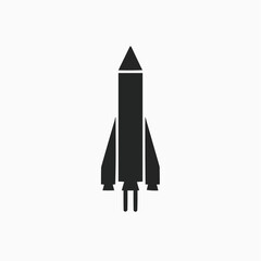 rocket on the moon