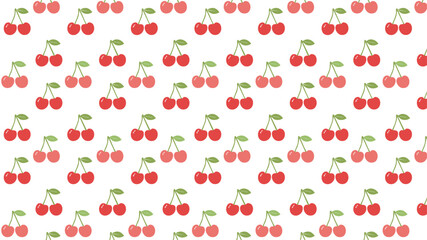 さくらんぼの柄パターン