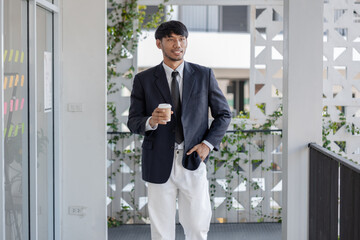 a well-dressed businessman posing in various poses, an office worker making various gestures, a dignified entrepreneur, a ceo of marketing company walking in the office, manager, boss