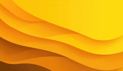 Abstract yellow layered waves