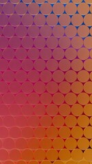 Uniform circle grid with a gradient transition from pink to blue across the pattern