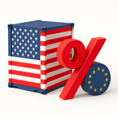 Tariffs imposed by the U.S. on international goods create tension in trade relations with Europe, affecting prices, exports, and global economy. Negotiations continue amid rising inflation